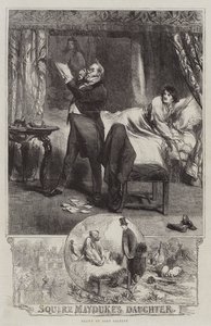 La figlia di Squire Mayduke da John Gilbert